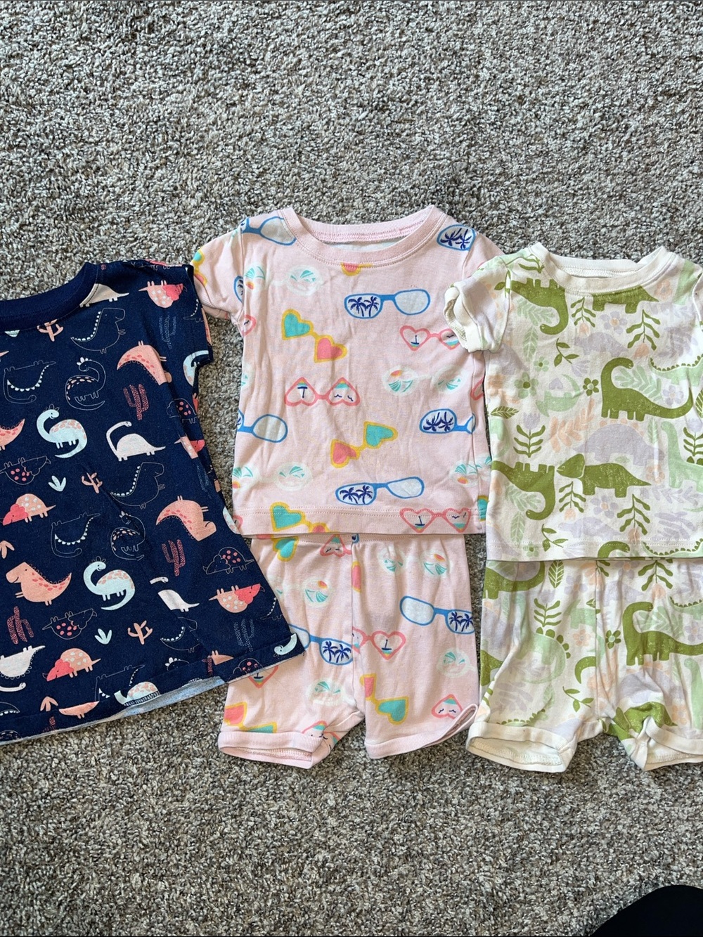 3 pairs old navy pjs 12-18 months